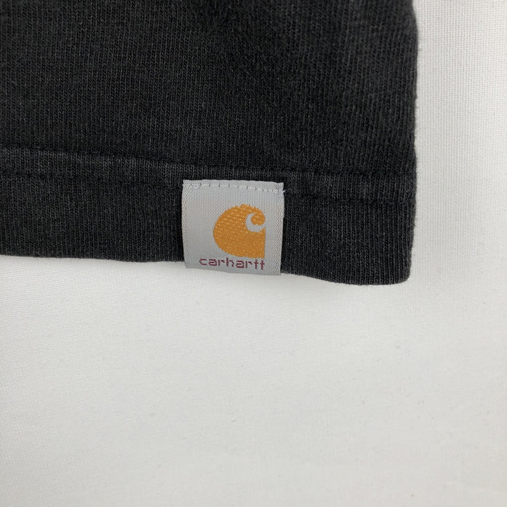 Carhartt Relaxed Fit Short-Sleeve Logo T-Shirt, Men's Size XL (approx.) cotton black type Vintage Second Hand