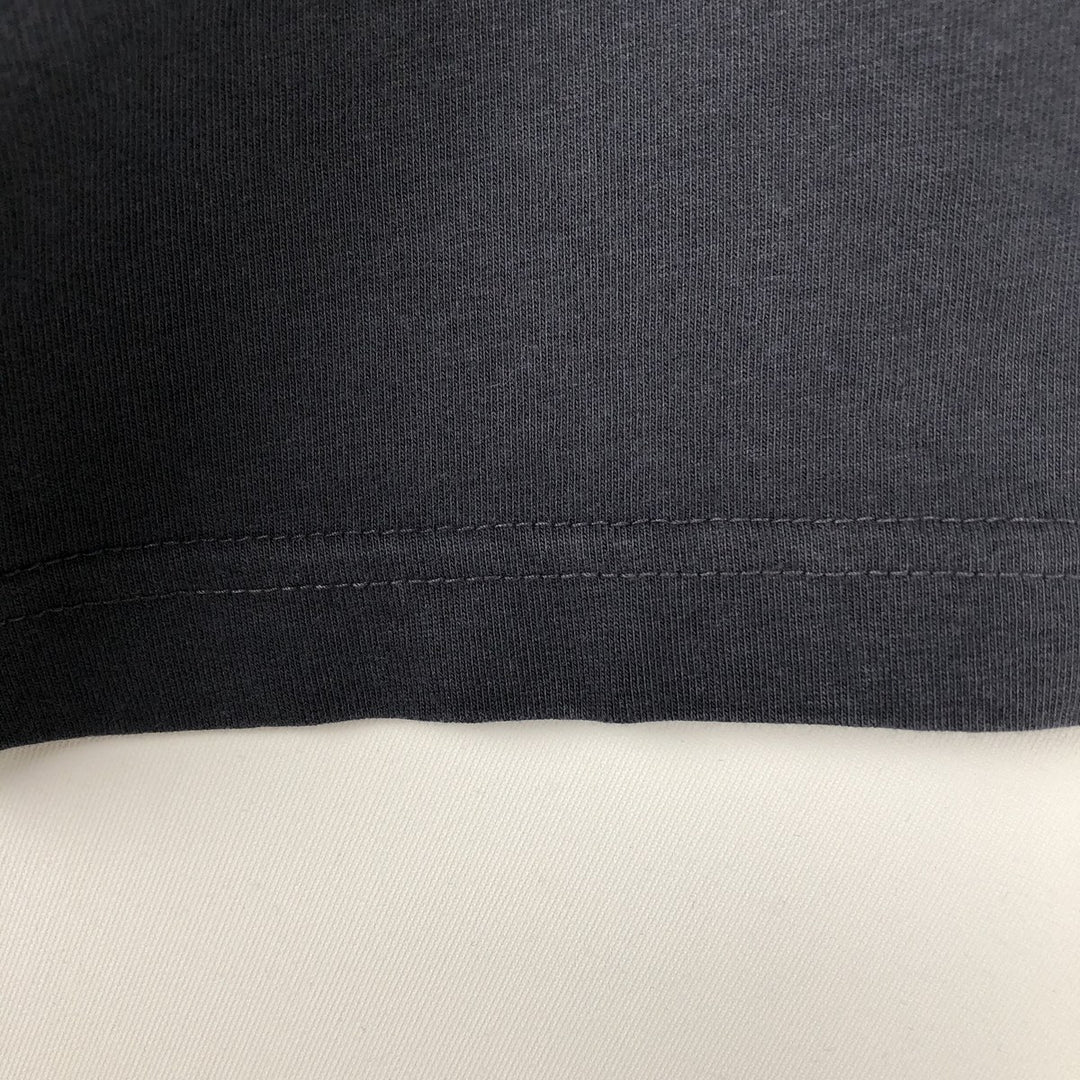 Brooks Brothers Short-Sleeve T-Shirt with One-Point Logo, Men's Size M (approx.) cotton black type Vintage Second Hand