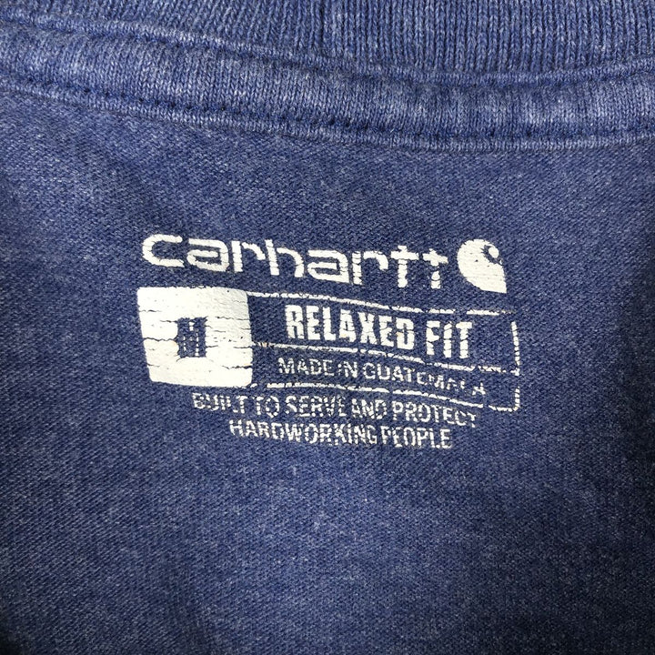 Carhartt Relaxed Fit Short-Sleeve Pocket T-Shirt, Men's Size M (approx.) unclear blue type Vintage Second Hand