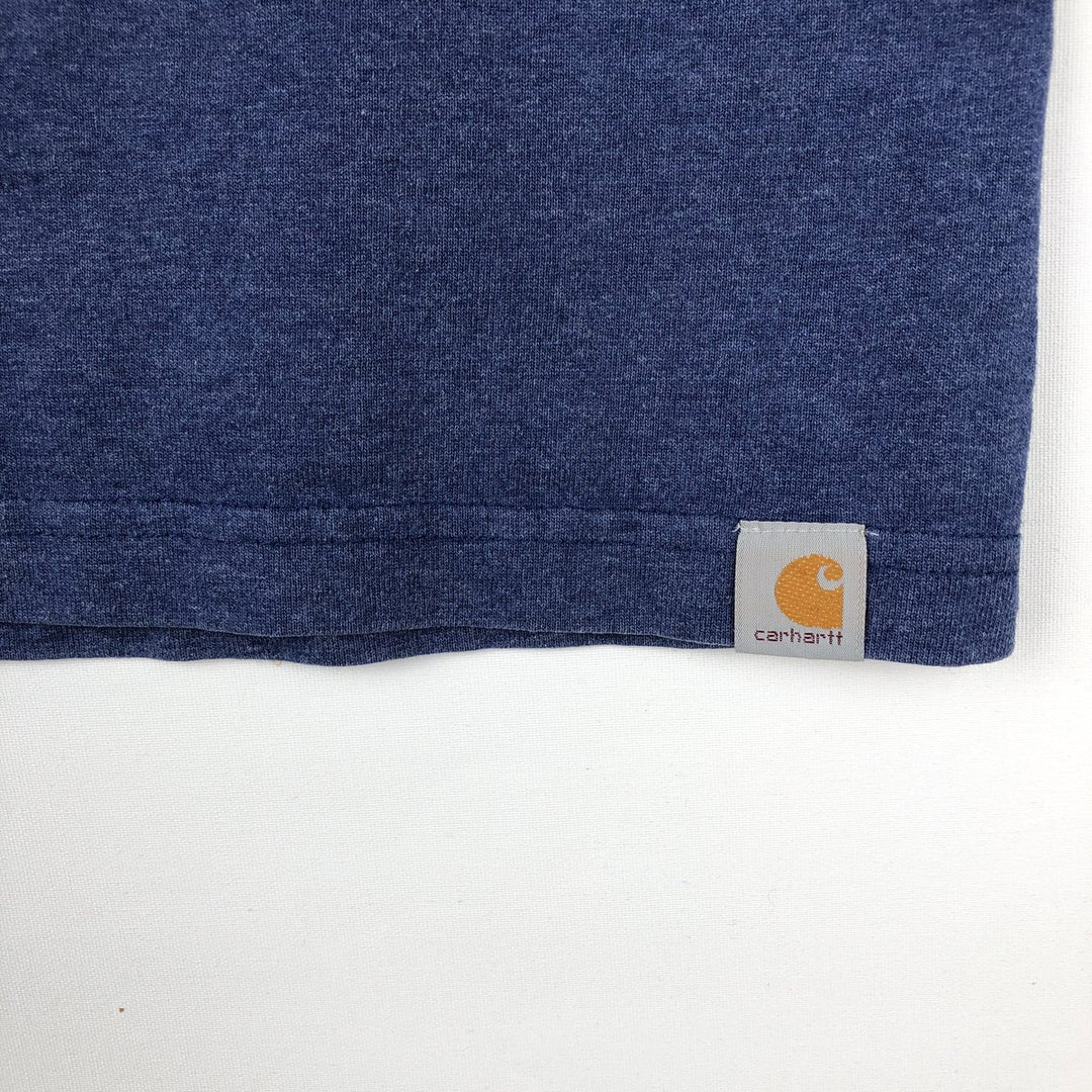 Carhartt Relaxed Fit Short-Sleeve Pocket T-Shirt, Men's Size M (approx.) unclear blue type Vintage Second Hand