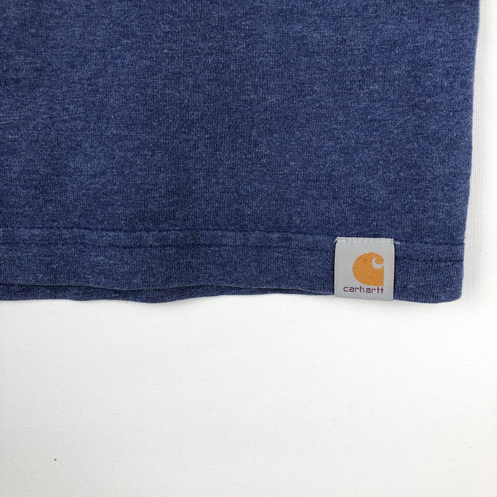 Carhartt Relaxed Fit Short-Sleeve Pocket T-Shirt, Men's Size M (approx.) unclear blue type Vintage Second Hand