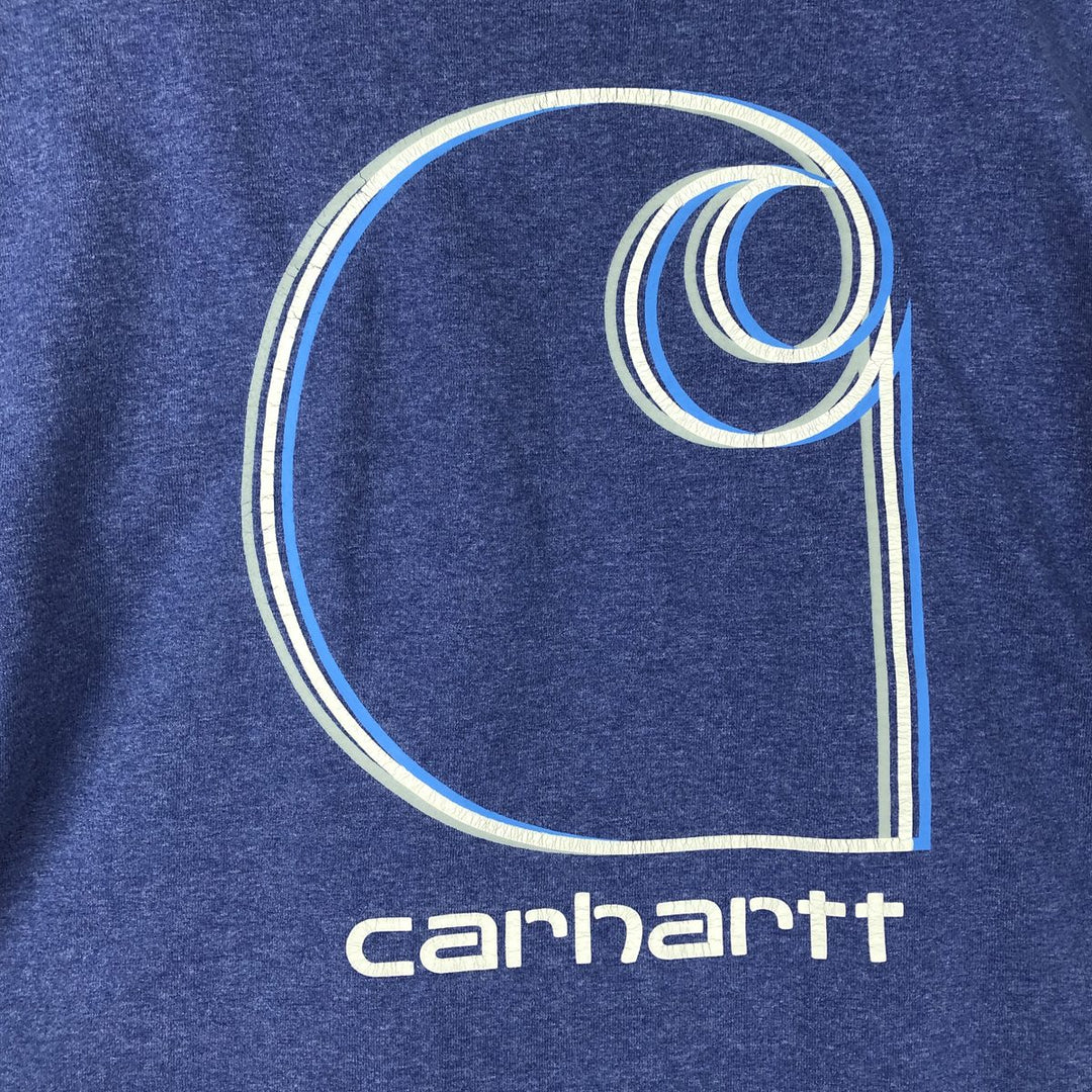 Carhartt Relaxed Fit Short-Sleeve Pocket T-Shirt, Men's Size M (approx.) unclear blue type Vintage Second Hand