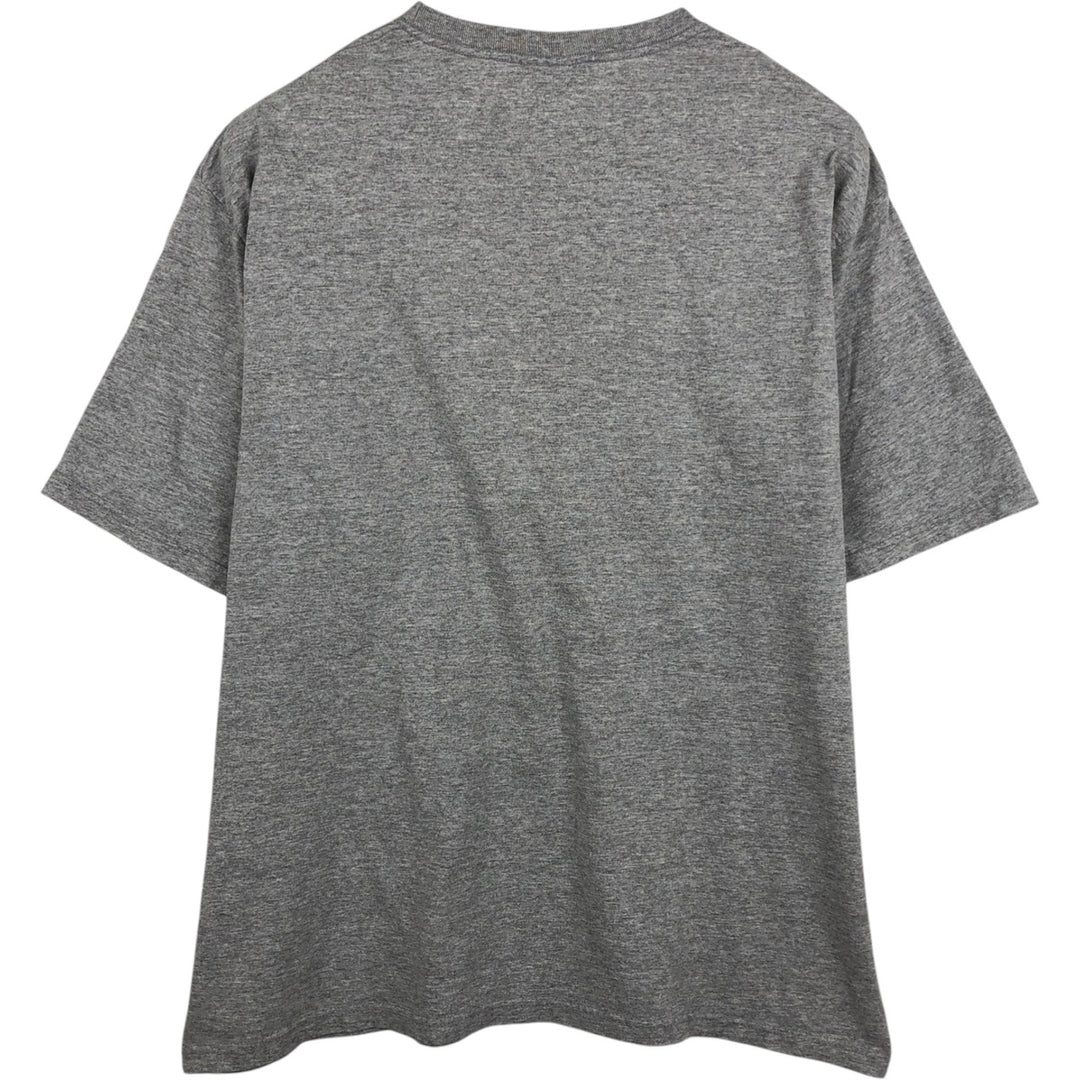90'S Tommy Hilfiger Short-Sleeve Logo T-Shirt, Made in USA, Men's Size XL (Equivalent), Vintage cotton gray type Vintage Second Hand