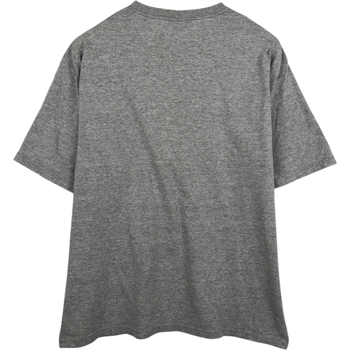90'S Tommy Hilfiger Short-Sleeve Logo T-Shirt, Made in USA, Men's Size XL (Equivalent), Vintage cotton gray type Vintage Second Hand
