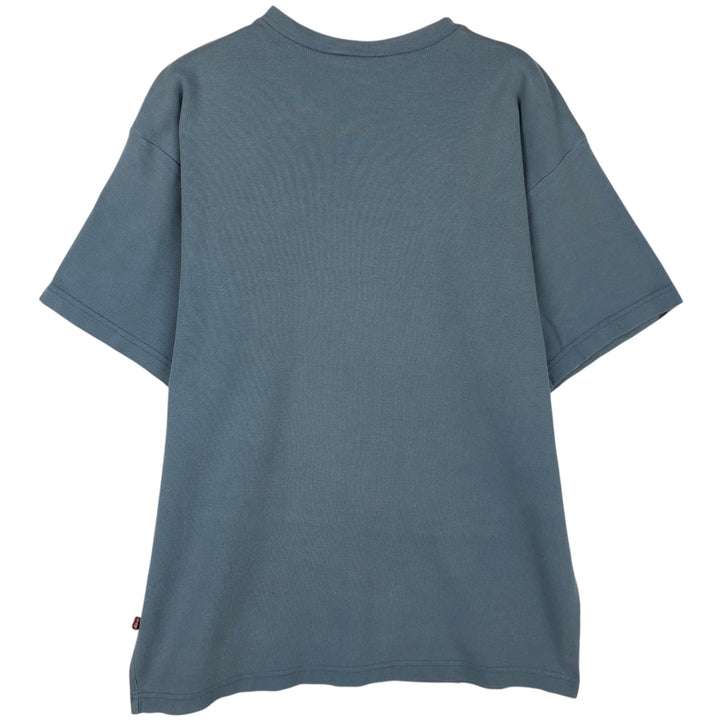 Levi's RED TAB Short-Sleeve V-Neck T-Shirt, Men's Size XL (approx.) cotton Blue type light blue Vintage Second Hand