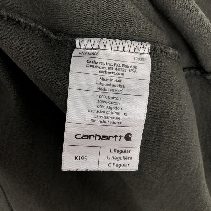 Carhartt Short-Sleeve Logo T-Shirt, Men's Size L (approx.) cotton black type Vintage Second Hand
