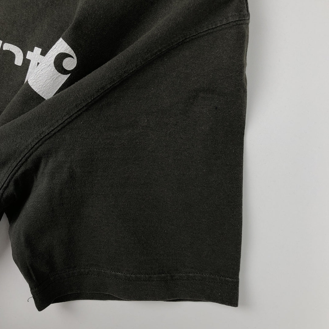 Carhartt Short-Sleeve Logo T-Shirt, Men's Size L (approx.) cotton black type Vintage Second Hand