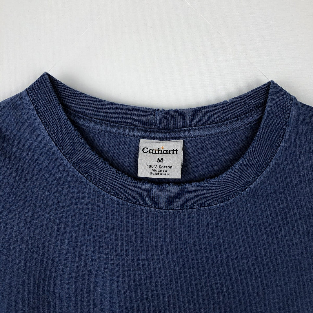 Carhartt Short-Sleeve Pocket T-Shirt, Men's Size M (approx.) cotton Purple type blue-purple Vintage Second Hand