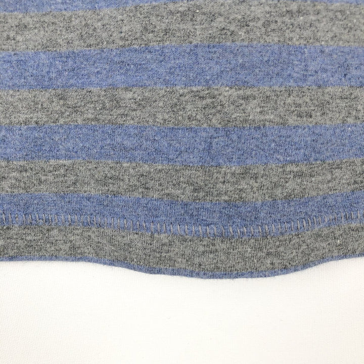 Levi's Relaxed Short-Sleeve Striped T-Shirt, Men's Size L (approx.) unclear gray type Vintage Second Hand