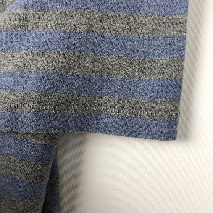 Levi's Relaxed Short-Sleeve Striped T-Shirt, Men's Size L (approx.) unclear gray type Vintage Second Hand