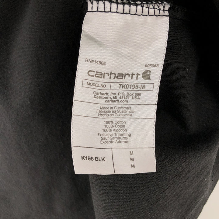 Carhartt Loose Fit Short Sleeve Logo T-Shirt, Men's Size M (approx.) cotton black type Vintage Second Hand