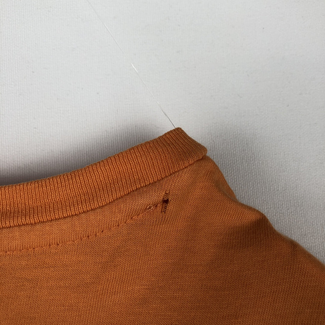 Ralph Lauren POLO RALPH LAUREN CUSTOM FIT Short-Sleeve Printed T-Shirt, Men's Size L (approx.) cotton orange type Vintage Second Hand