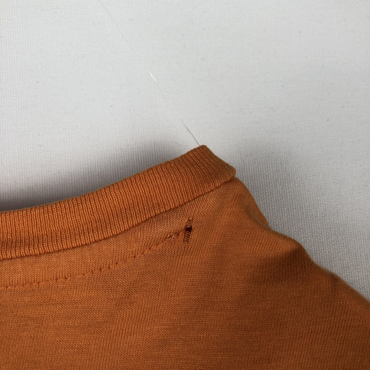 Ralph Lauren POLO RALPH LAUREN CUSTOM FIT Short-Sleeve Printed T-Shirt, Men's Size L (approx.) cotton orange type Vintage Second Hand