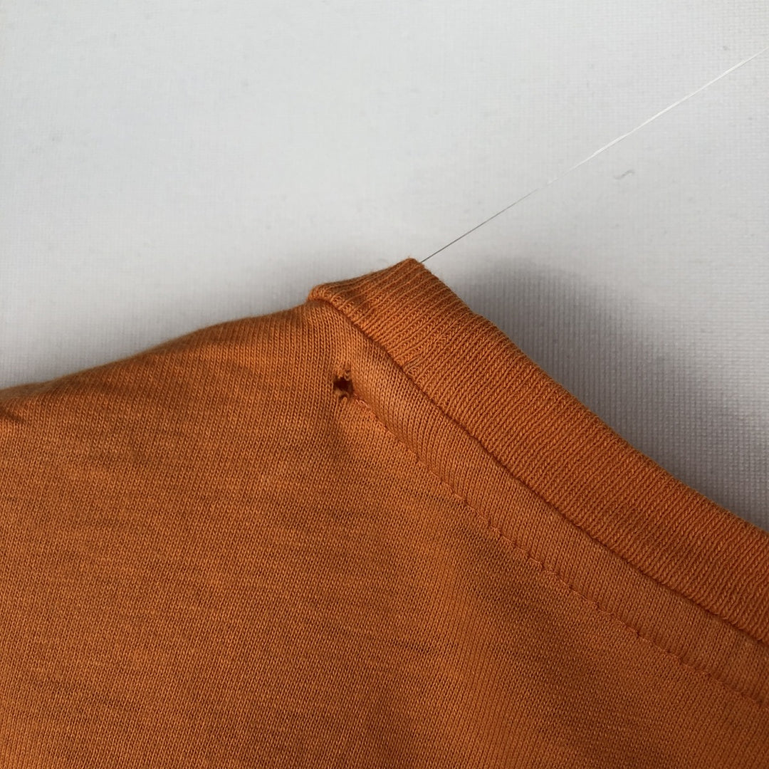 Ralph Lauren POLO RALPH LAUREN CUSTOM FIT Short-Sleeve Printed T-Shirt, Men's Size L (approx.) cotton orange type Vintage Second Hand
