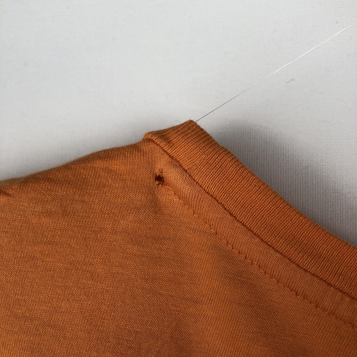 Ralph Lauren POLO RALPH LAUREN CUSTOM FIT Short-Sleeve Printed T-Shirt, Men's Size L (approx.) cotton orange type Vintage Second Hand