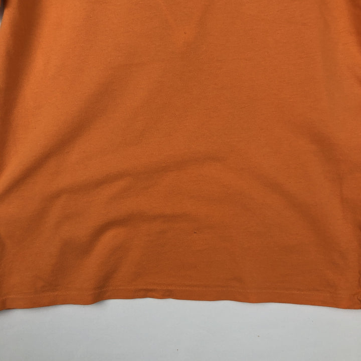 Ralph Lauren POLO RALPH LAUREN CUSTOM FIT Short-Sleeve Printed T-Shirt, Men's Size L (approx.) cotton orange type Vintage Second Hand