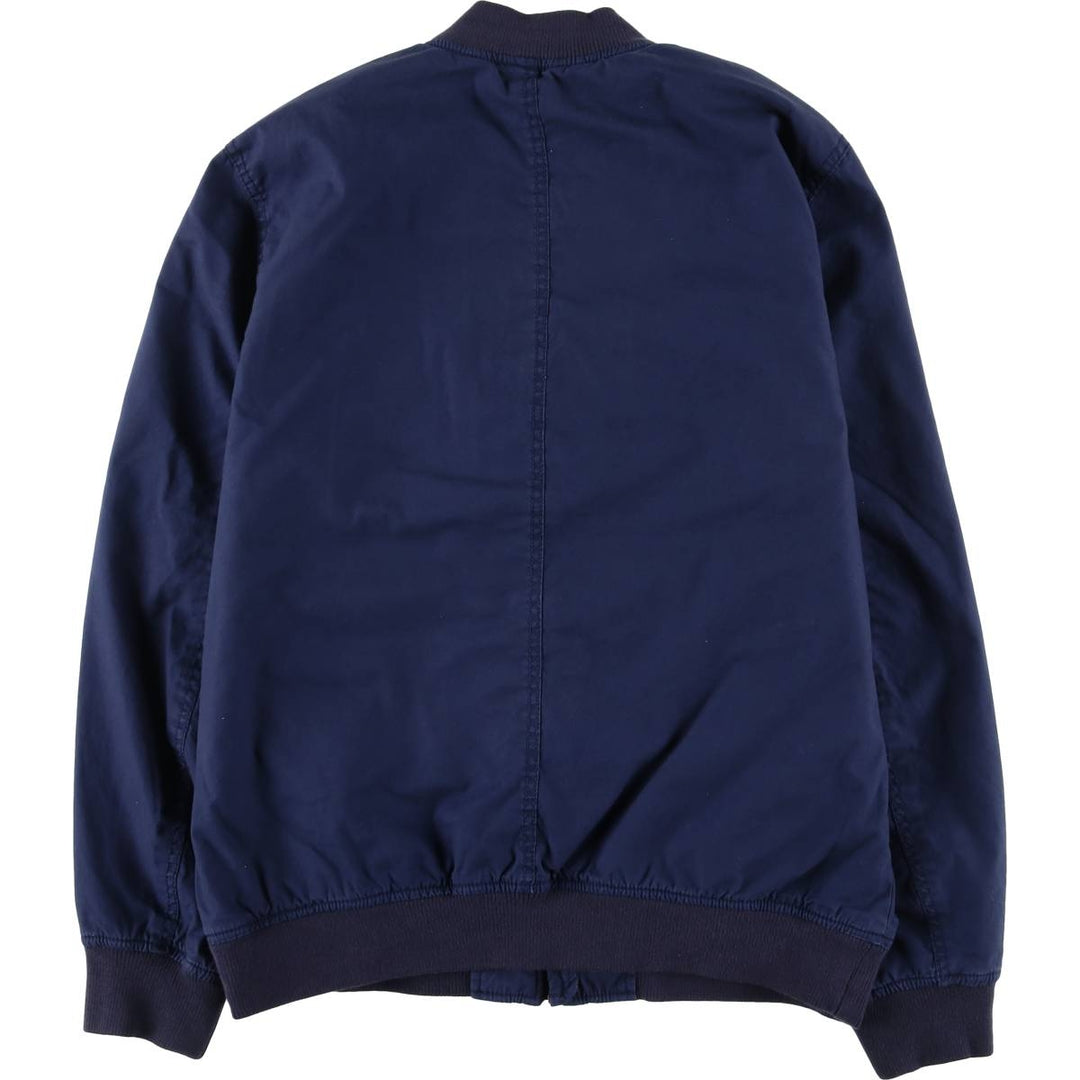 GAP Cotton Blouson, Men's Size L (approx.) cotton Navy blue Vintage Second Hand