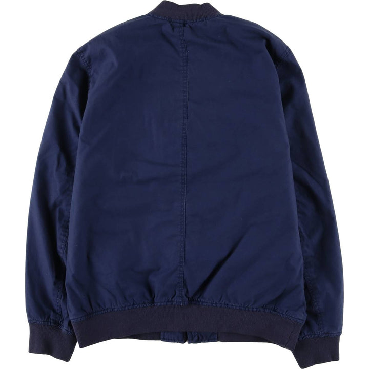 GAP Cotton Blouson, Men's Size L (approx.) cotton Navy blue Vintage Second Hand