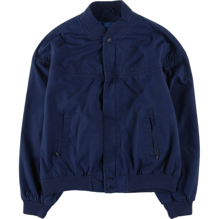 Vintage 80s-90'S Town Craft Derby Jacket with Cup Shoulder Strap, Men's Size L cotton navy blue type Vintage Second Hand