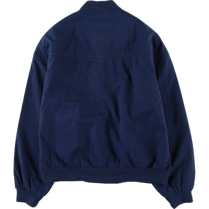 Vintage 80s-90'S Town Craft Derby Jacket with Cup Shoulder Strap, Men's Size L cotton navy blue type Vintage Second Hand