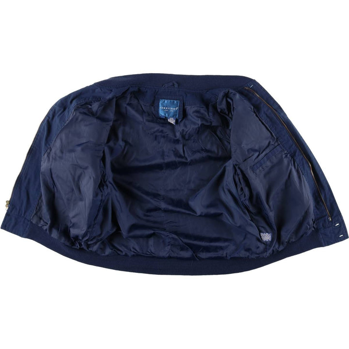 Vintage 80s-90'S Town Craft Derby Jacket with Cup Shoulder Strap, Men's Size L cotton navy blue type Vintage Second Hand