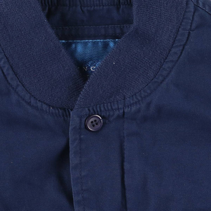 Vintage 80s-90'S Town Craft Derby Jacket with Cup Shoulder Strap, Men's Size L cotton navy blue type Vintage Second Hand