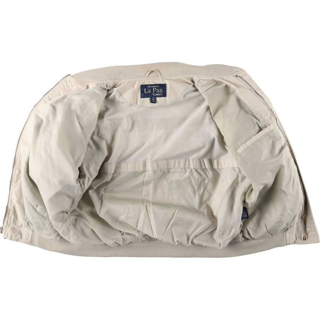 90'S Catalina La Paz Derby Jacket, Cup Shoulder, Men's Size Medium, Vintage cotton Beige type Vintage Second Hand
