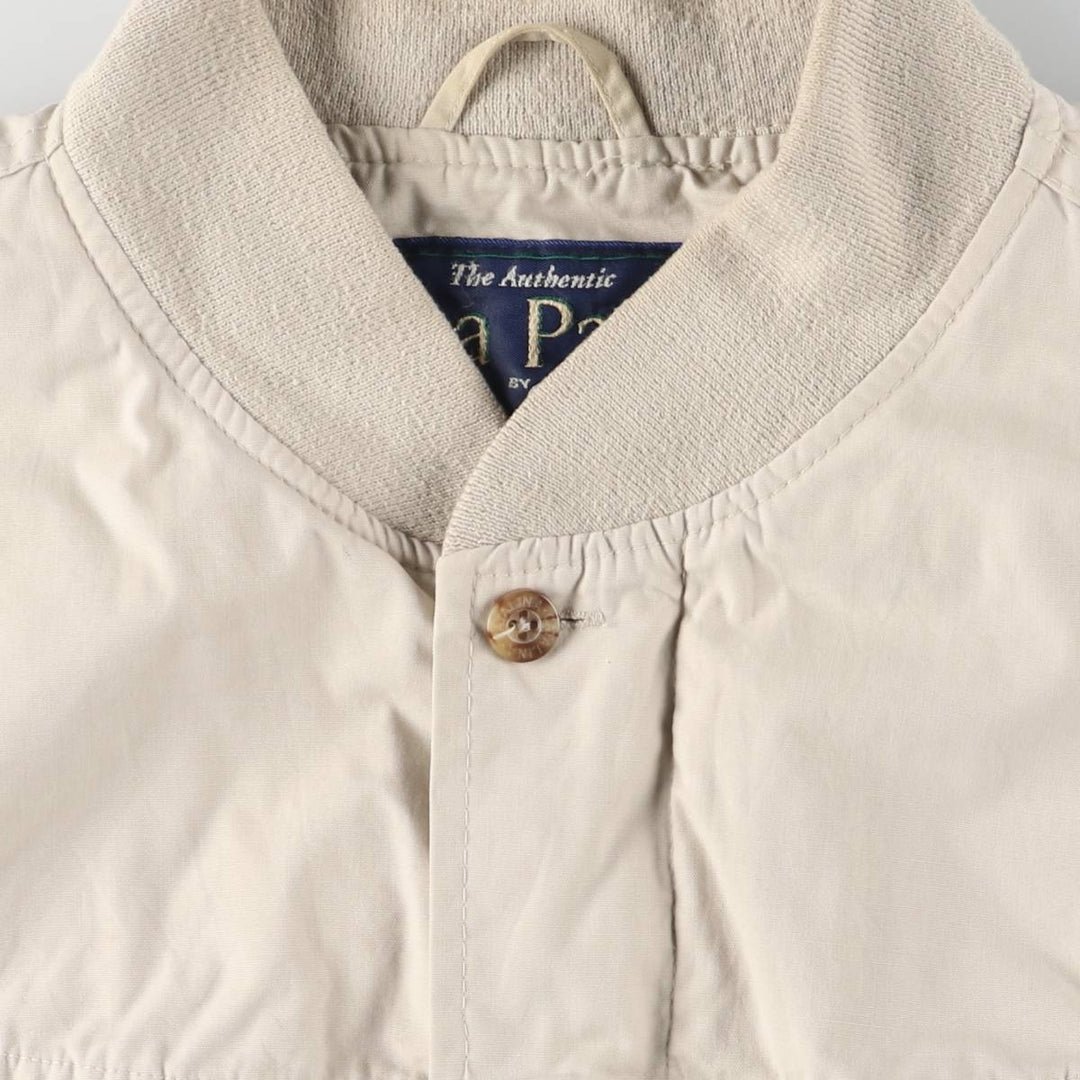 90'S Catalina La Paz Derby Jacket, Cup Shoulder, Men's Size Medium, Vintage cotton Beige type Vintage Second Hand