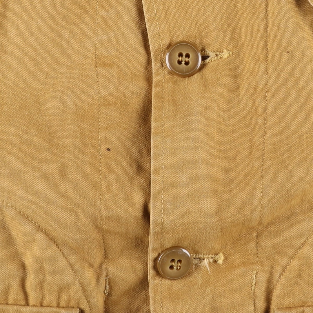 ~1970'S Red Head Bone-Dry Duck Hunting Jacket, Men's Size L (approx.) unclear Khaki type beige Vintage Second Hand