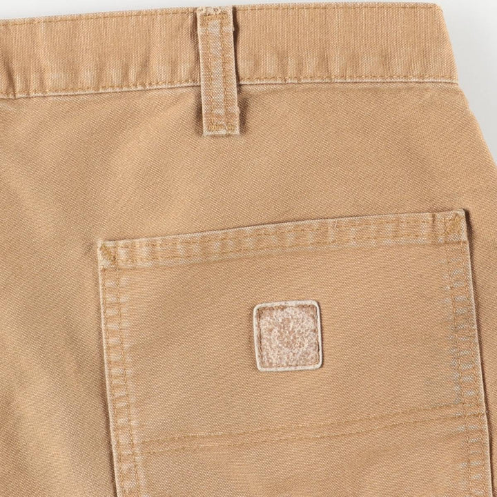 Carhartt Dungaree Fit Duck Work Pants, Men's, W36 equivalent cotton beige type brown Vintage Second Hand