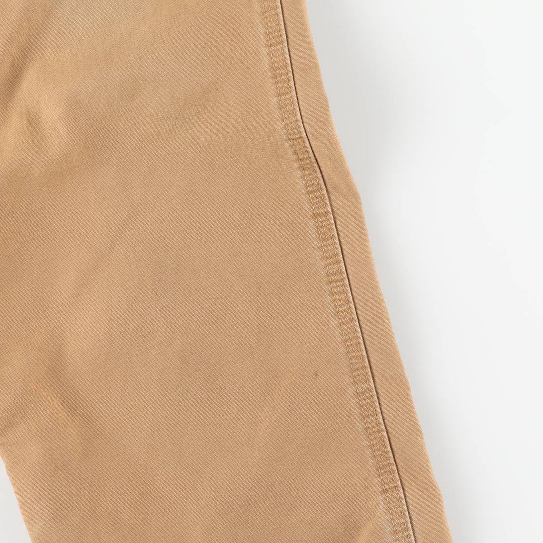 Carhartt Dungaree Fit Duck Work Pants, Men's, W36 equivalent cotton beige type brown Vintage Second Hand