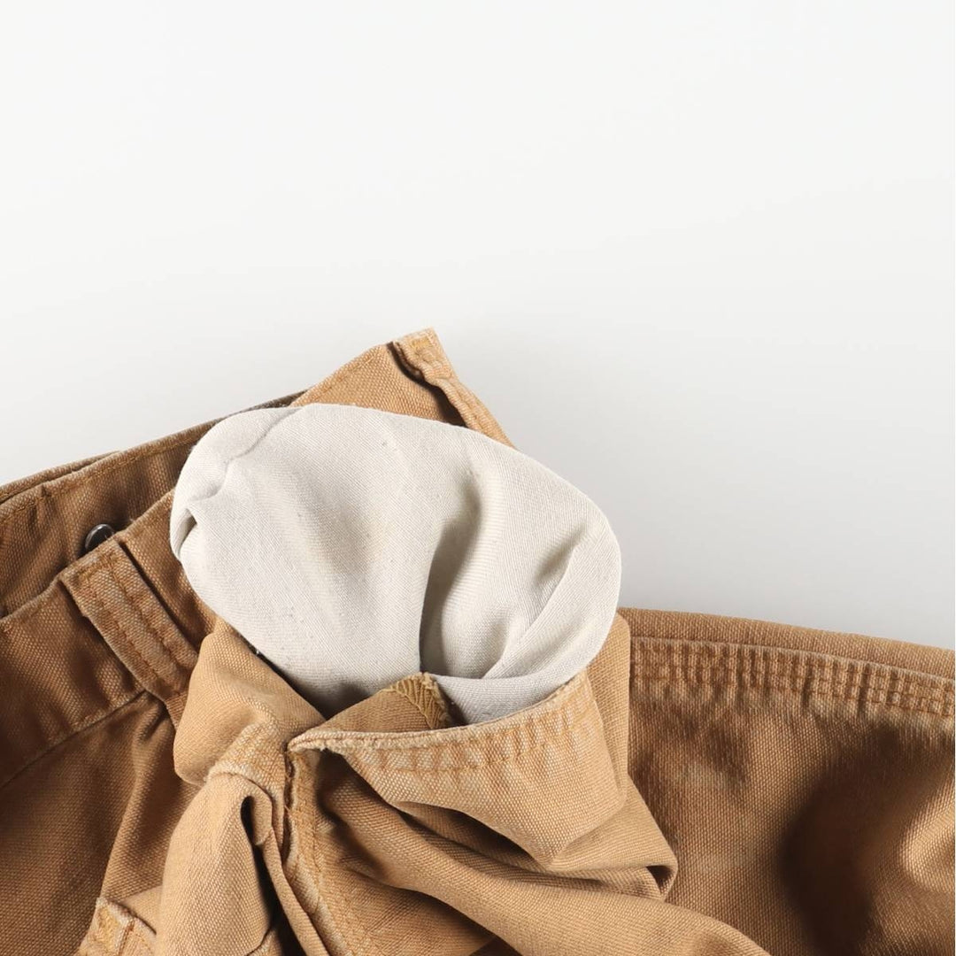 Carhartt Dungaree Fit Duck Work Pants, Men's, W36 equivalent cotton beige type brown Vintage Second Hand