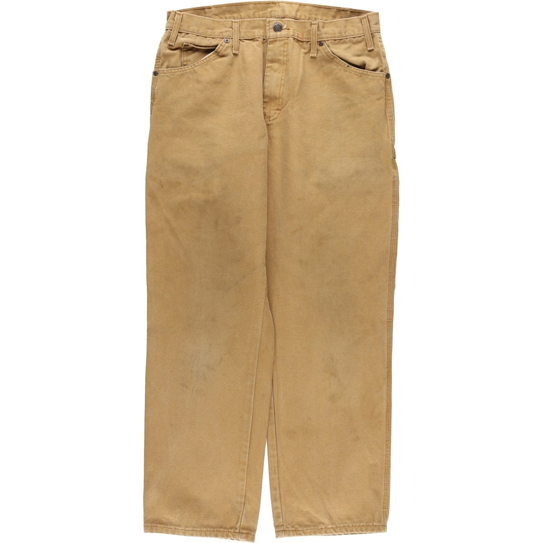 Dickies Duck Painter Pants Men's W33 equivalent cotton Beige type Vintage Second Hand