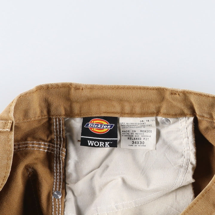 Dickies Duck Painter Pants Men's W33 equivalent cotton Beige type Vintage Second Hand