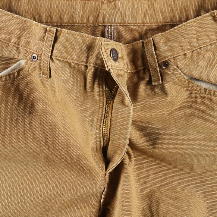 Dickies Duck Painter Pants Men's W33 equivalent cotton Beige type Vintage Second Hand