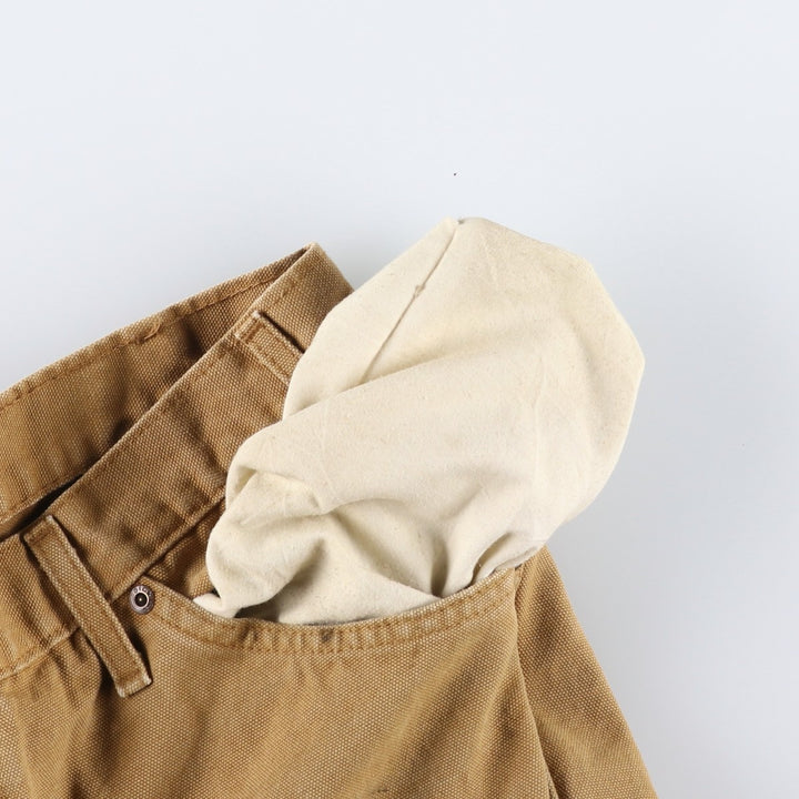 Dickies Duck Painter Pants Men's W33 equivalent cotton Beige type Vintage Second Hand