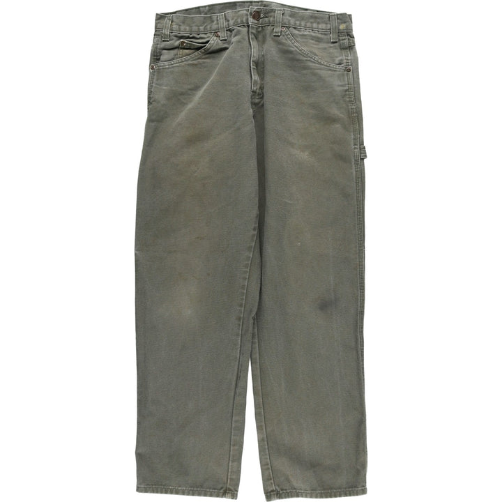 Dickies Duck Painter Pants Men's W32 equivalent cotton Khaki type Vintage Second Hand