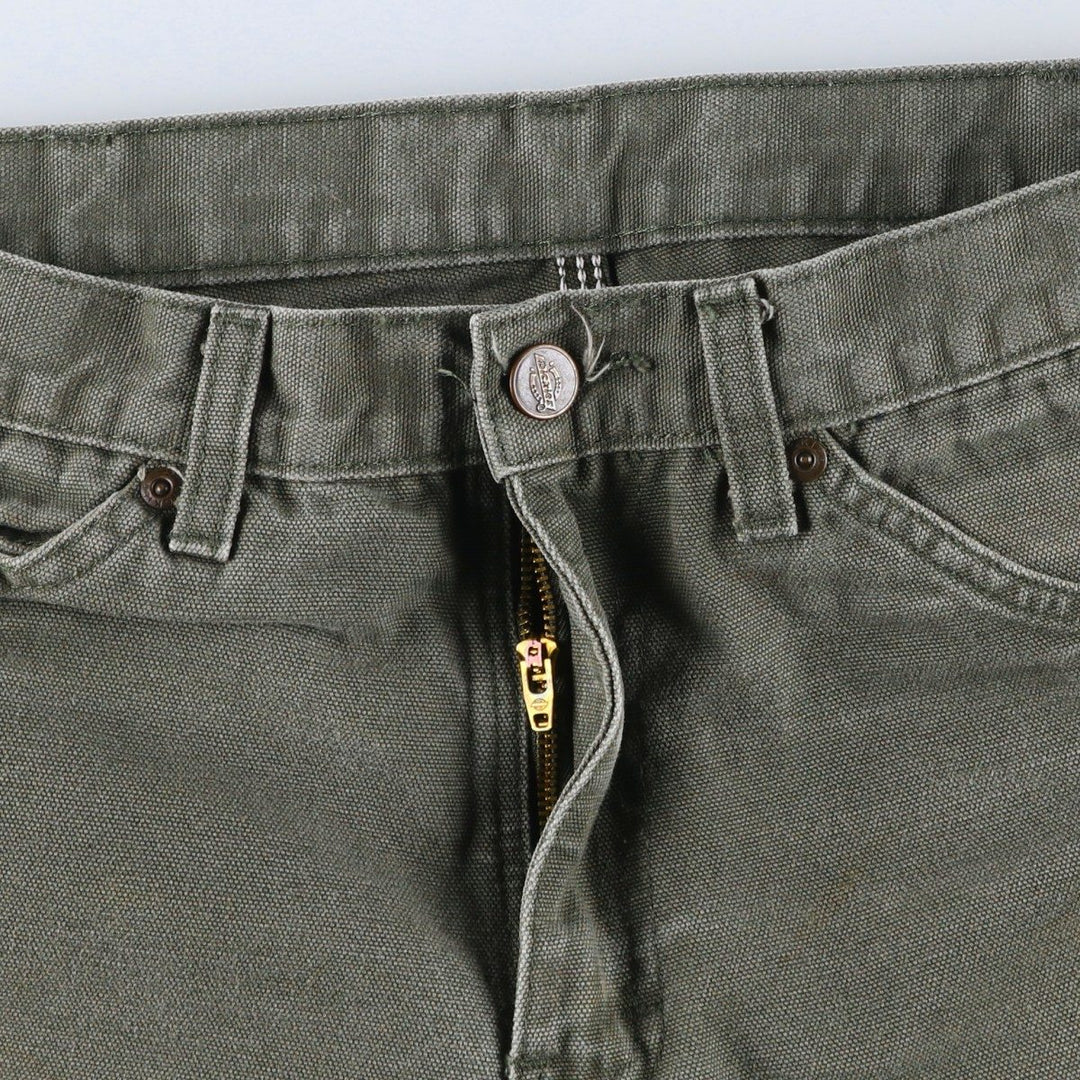 Dickies Duck Painter Pants Men's W32 equivalent cotton Khaki type Vintage Second Hand