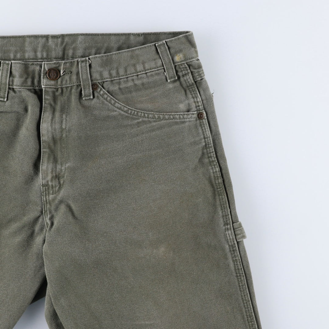 Dickies Duck Painter Pants Men's W32 equivalent cotton Khaki type Vintage Second Hand