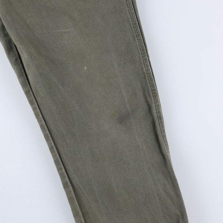 Dickies Duck Painter Pants Men's W32 equivalent cotton Khaki type Vintage Second Hand