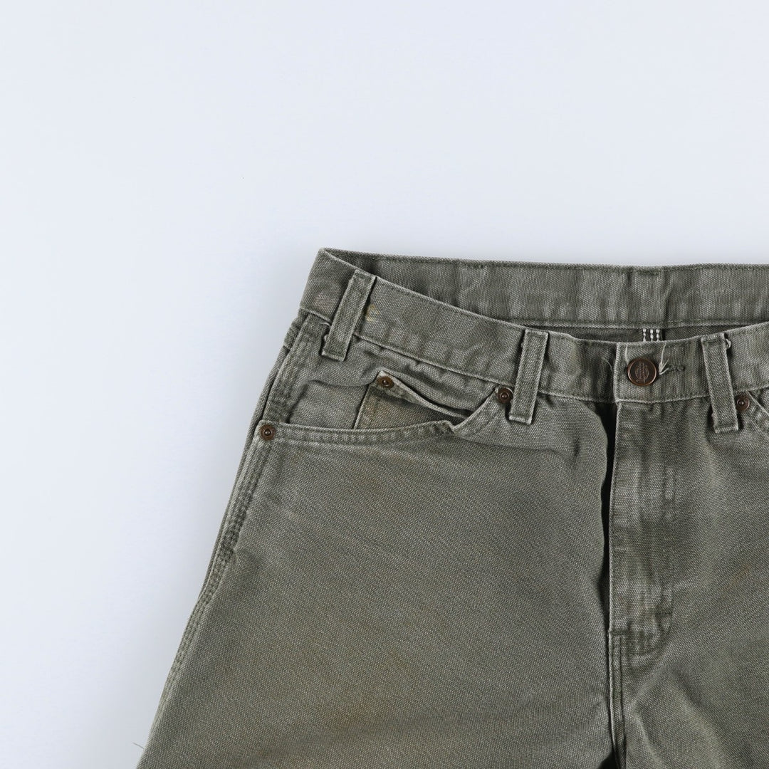 Dickies Duck Painter Pants Men's W32 equivalent cotton Khaki type Vintage Second Hand