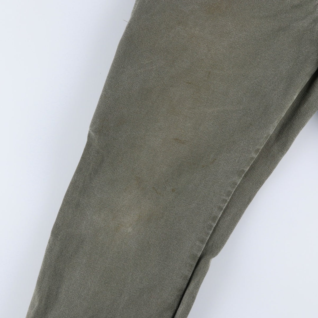 Dickies Duck Painter Pants Men's W32 equivalent cotton Khaki type Vintage Second Hand