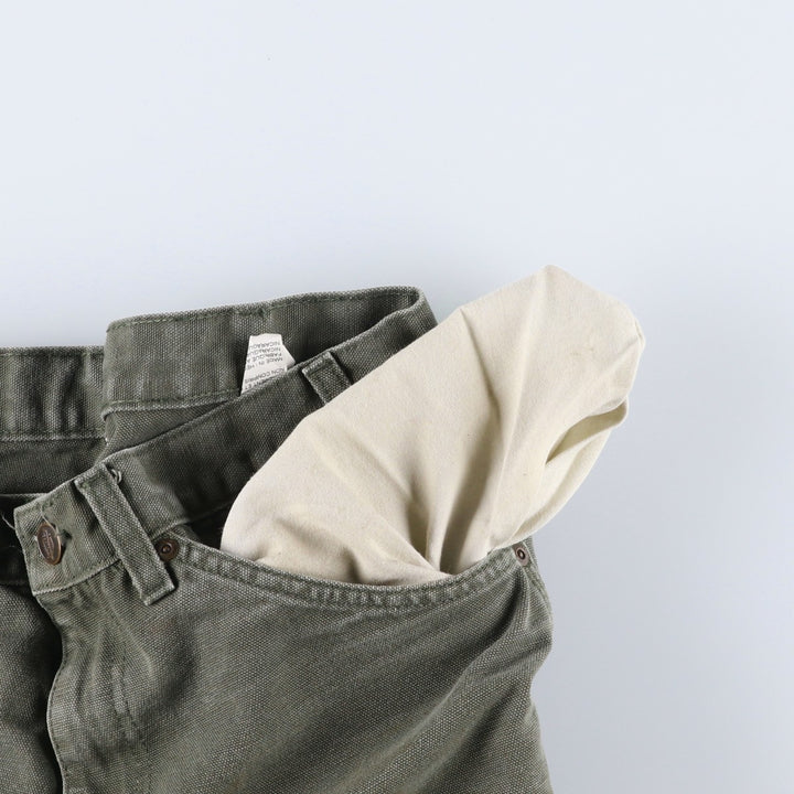 Dickies Duck Painter Pants Men's W32 equivalent cotton Khaki type Vintage Second Hand