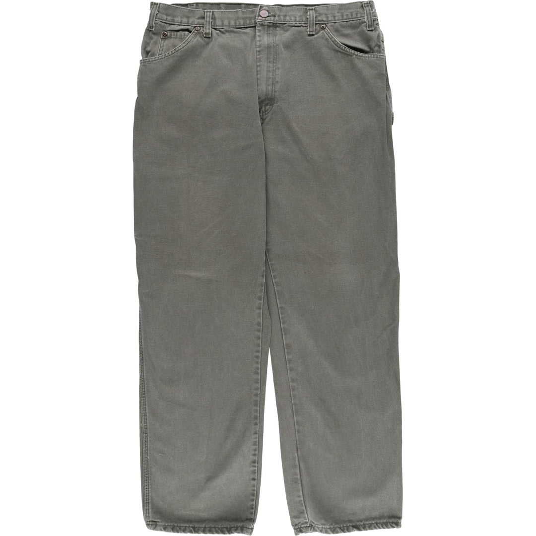 Dickies Duck Painter Pants Men's W37 unclear Khaki type sage green Vintage Second Hand