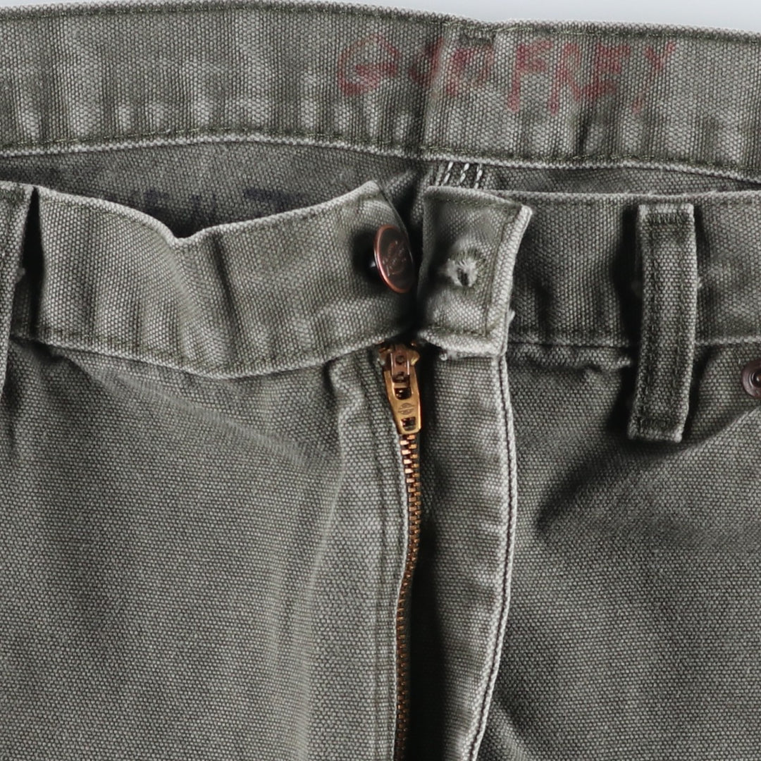 Dickies Duck Painter Pants Men's W37 unclear Khaki type sage green Vintage Second Hand
