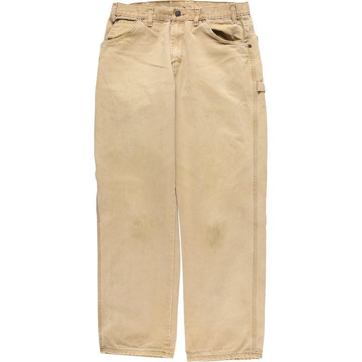 Dickies Duck Painter Pants Men's W33 equivalent cotton Beige type Vintage Second Hand