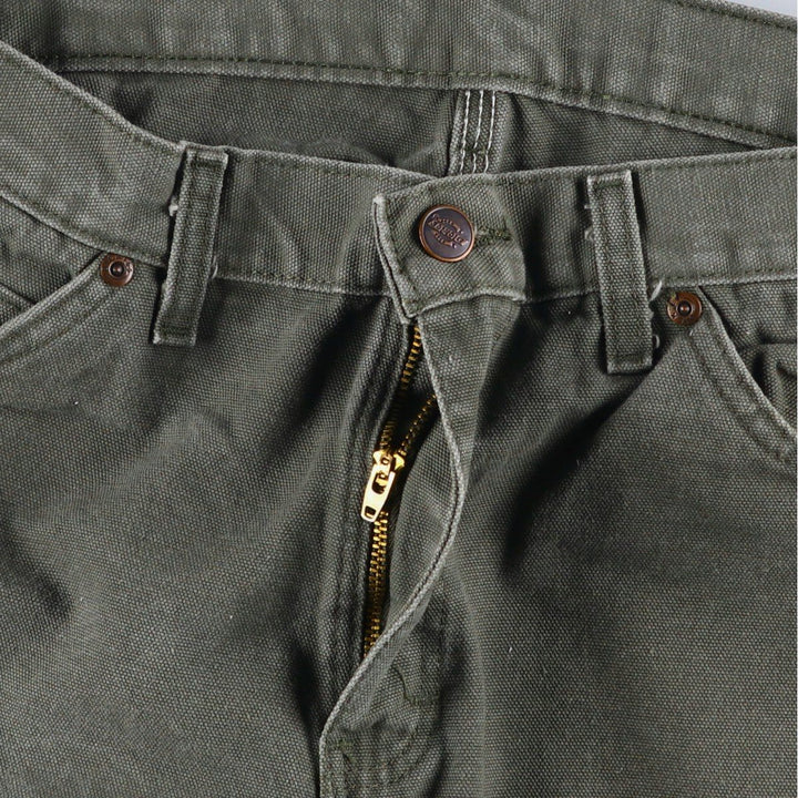 Dickies Duck Painter Pants Men's W32 equivalent cotton Khaki type Vintage Second Hand