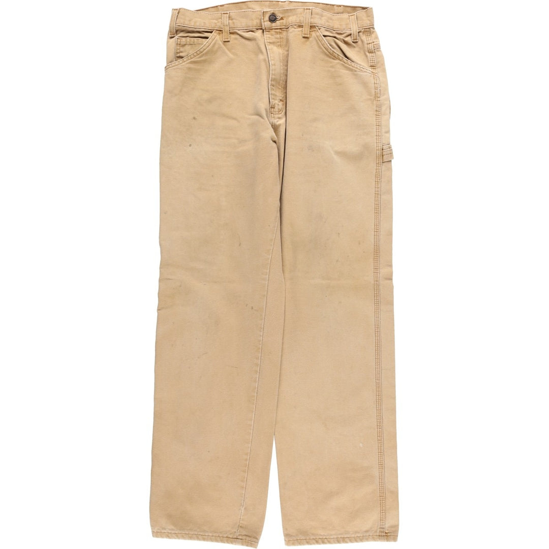 Dickies Duck Painter Pants Men's W33 equivalent cotton Beige type Vintage Second Hand