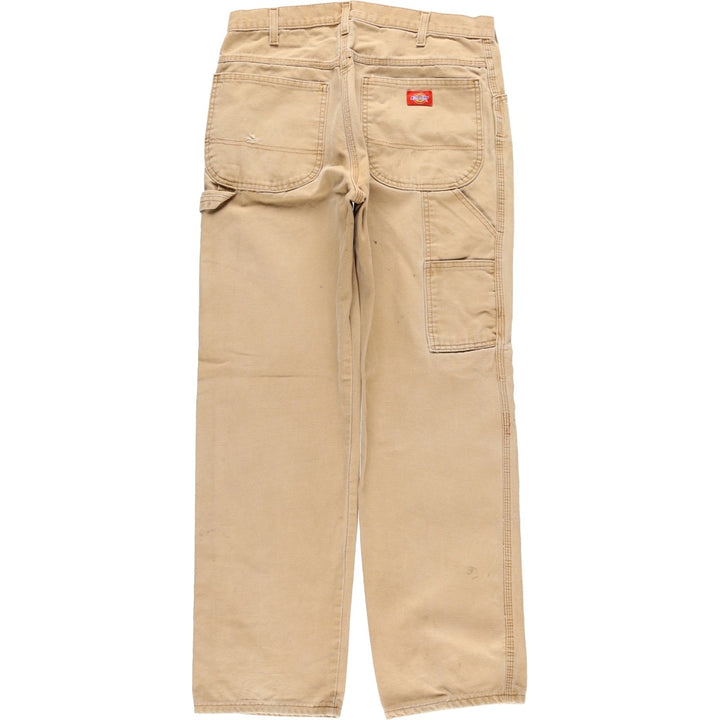 Dickies Duck Painter Pants Men's W33 equivalent cotton Beige type Vintage Second Hand