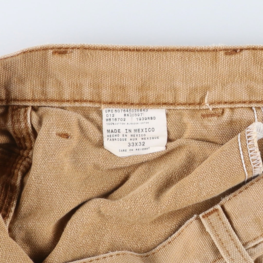 Dickies Duck Painter Pants Men's W33 equivalent cotton Beige type Vintage Second Hand